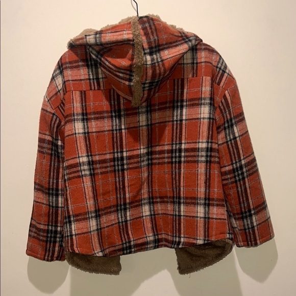 NWT Plaid Faux Fur Lined Women's Jacket Size Small - Picture 7 of 8